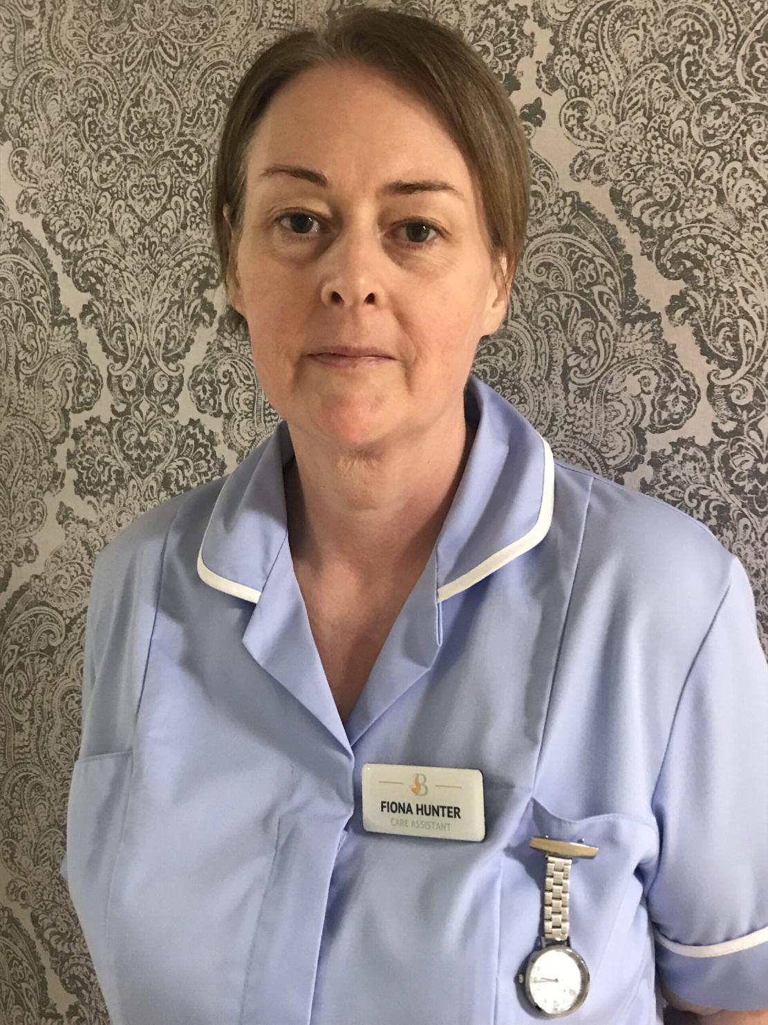 Fiona Hunter care assistant at Benarty View