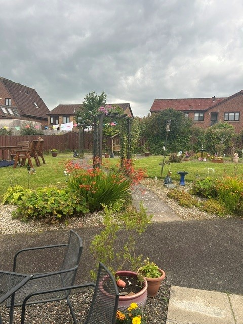 garden at Benarty View Care Home