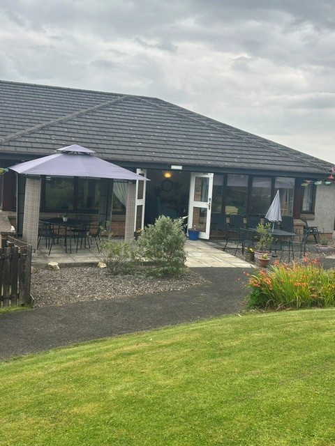 garden at Benarty View Care Home